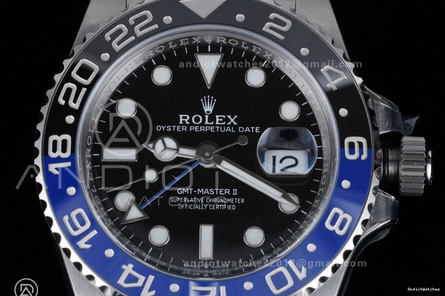 II Oyster V SH3285 851 Batman 904L New Bracelet BLNR Best Edition SS GMT Sleek On 126710 Master 1:1 ARF 0929
